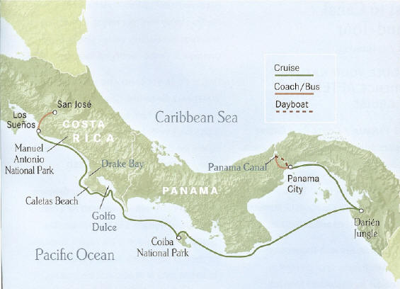 Panama to Costa Rica - Coast to Canal