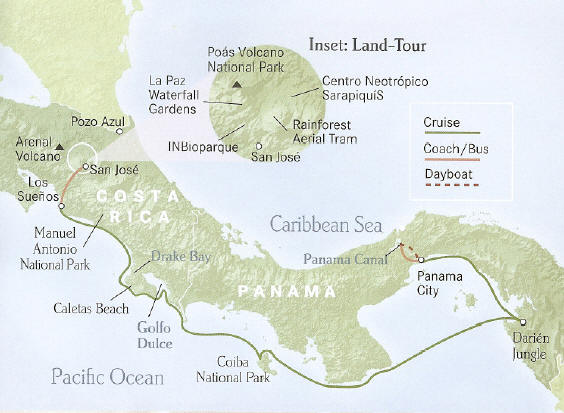 Costa Rica to Panama - Coast to Canal + Land Tour