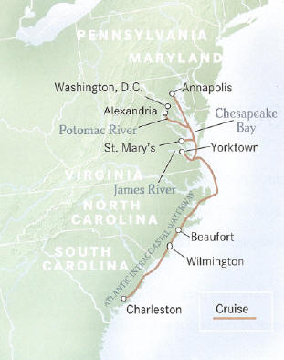 South Atlantic Coast - Cradle of Colonial Americia - Charleston to Alexandria or Reverse