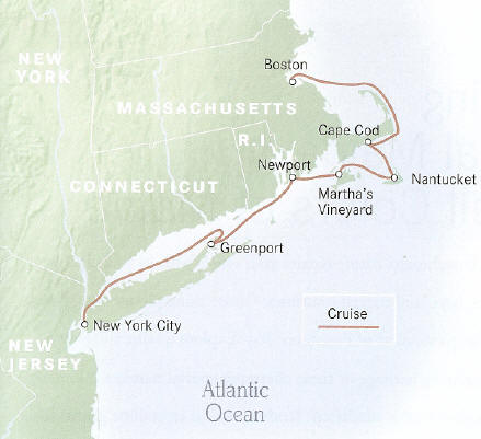 The Northeast - Cape Cod and the Islands of New England - New York City to Boston or Reverse