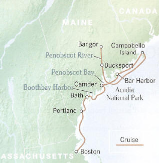 The Northeast - Coastal Maine - Boston to Bangor or Reverse